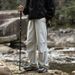 Men's Clothing Maillard Paratrooper Pants Overalls Autumn And Winter Trendy Couple Straight Wide Leg Trousers_viptrois.com