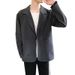 Casual Suit, Men's Korean Version, Loose Fit, Teenage Handsome Work Clothes, Outerwear, Top_viptrois.com
