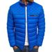 Fashion Brand Striped Paris Letter Print Down Jacket Casual Light Down Jacket_viptrois.com