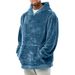 New Youth Hooded Double-Sided Fleece Winter Pullover Sweatshirt Men Top_viptrois.com