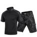 Men's Frog Style Tactical Shorts Suit Quick Drying Summer Training Uniform T-Shirt Short Sleeved Outdoor Sport Wear_viptrois.com