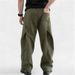 Nordmann Men's Spring And Autumn Sports Loose Straight Cotton Casual Multi-Pocket Trendy Versatile Pants For Men_viptrois.com