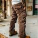 2026 European And American Autumn And Winter Men's Autumn And Winter Pants, New Casual Retro Overalls, Pocket Pants For Men_viptrois.com