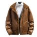Men's Clothing New Autumn And Winter Leather And Fur Integrated Granular Fleece Jacket For Men Double Sided Jacket With Plush And Thickened Lamb Wool_viptrois.com