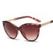 Sunglasses New Sunglasses Women's Round Face Personality Cat Eye Diamond Polarized Lenses Retro Sunglasses 8622_viptrois.com