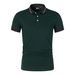 Summer Men Office Business Polo Shirt Spring Pure Solid Casual Short Sleeve Golf Shirt 2025 Breathable Unisex Shirt_viptrois.com