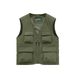 Men’s Lightweight Work Vest – Quick-Dry Outdoor Sleeveless Jacket With Stand Collar & Dual Pockets (M-6XL, Multi-Color)_viptrois.com