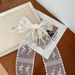 White Floral Lace Scarf Tie Ribbon Warmer Neck Accessory Spring Summer Style Atmosphere 2025 New Women_viptrois.com