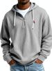 Men's Clothing European And American Heavyweight Long Sleeved Hooded Jacket With Pony Logo Print Men's Sports Casual Sweatshirt_viptrois.com