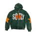 Men's Trendy Casual Short Hooded Sweatshirt 2025 New 103D Digital Print Five Pointed Star Zipper Cardigan Loose Jacket_viptrois.com
