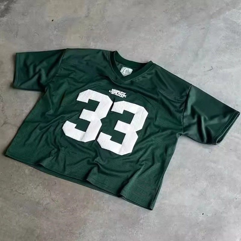 Men's Clothing Street Jersey Short Sleeved Printed T Shirt For Men And Women Sports Summer Loose Training Suit Tops_viptrois.com