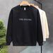 Loom Loom Trendy Apricot Casual Sweatshirt For Men, Spring And Pullover Top, 2024 New Autumn Men's Long Sleeve Base Shirt_viptrois.com