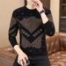 2025 Winter Men's New Thickened Short Velvet Knitted Sweater High Quality Fashion Soft Skin Friendly Round Neck Sweater For Daily Leisure_viptrois.com