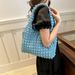 Women's Handle Bags Clouds, Bubbles, Folds, Commuter One-shoulder Vest Bag, Simple Handbag, Large-capacity Messenger Bag_viptrois.com