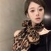 Fang Fashion Design Sense Leopard Print Long Scarf Female American Spice Girl Style Fashion Shawl_viptrois.com