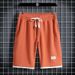 Men's Clothing Waffle Short Outer Wear Casual Loose Breathable Thin Basketball Sports Five Point Pants_viptrois.com