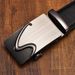 Men's Automatic Buckle Belt Genuine Two Layer Cowhide Automatic Buckle High End Men's Trouser Belt Business_viptrois.com