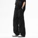 Men's Summer Casual Pants Pleated Work Pants Loose Wide Leg Trousers_viptrois.com