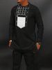 Men's Clothing Trousers Jacket Shirt Solid Color Long Sleeve Set_viptrois.com