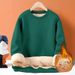 Autumn And Winter New Men's Solid Color Round Neck Lamb Wool Thermal Casual Sweater Men's Jacket_viptrois.com