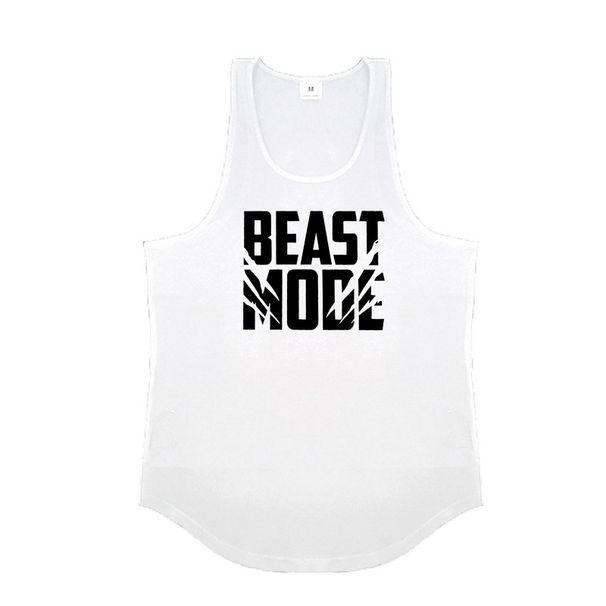 Fitness Sports Vest Men's American I-shaped Slim-fit Elastic Bottoming Shirt U-neck Training Clothes Muscle Bodybuilding Trend_viptrois.com