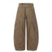 Men's Clothing Retro Distressed Multi Pocket Wide Leg Workwear Scimitar Pants Pleated Loose Casual Pants_viptrois.com