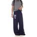 Men's Retro Baggy Sweatpants – Loose Fit Drawstring Waist With Letter Print (Yellow/Navy, Polyester-Cotton Blend, Streetwear Aesthetic)_viptrois.com