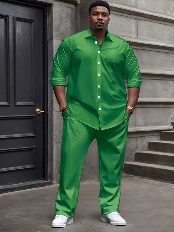 Men's 3D Print Shirt & Pants Set – Streetwear Button-Up Long Sleeve (S-6XL) | Bold Graphic Casual Outfit For Urban Style_viptrois.com