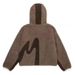Men's Clothing Retro Contrast Zip-Up Hoodie – Cozy & Stylish Streetwear Essential_viptrois.com