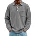 Men's Clothing Retro Casual Corduroy Vintage Corduroy Long Sleeve Shirt For Men - Casual & Comfortable, Striped Design, Multiple Colors & Sizes_viptrois.com