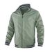 2025 Spring And Autumn New Casual Loose Jacket Men's Spring And Autumn Sports Solid Color Stand-up Collar Jacket_viptrois.com