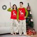 Christmas Santa Deer Christmas tree letters Christmas family suit printed homewear sleep_viptrois.com