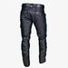 Men's Clothing Solid Color PU Strap Casual Men's Leather Pants KZ2332_viptrois.com
