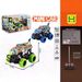 Mother & Kids 4WD RC Car With LED Lights, Off-Road Remote Control Toy For Kids – Dinosaur & Monster Truck Models (Green/Red/Blue/Yellow/White)_viptrois.com