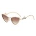 New Cat Eye Diamond Studded Sunglasses INS Celebrities' Same Style Personalized Fashion Sunglasses_viptrois.com
