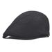 New Men's Fashion Beret Korean Trendy Letter Forward Cap Casual British Style Hat_viptrois.com