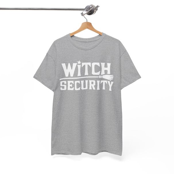 Witch Security Shirt | Spells Potions T-Shirt Mens Womens Tees Top | Perfect For Magic Lovers_viptrois.com