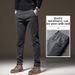 Men's Casual Suit Pants High End Slim Fit Business Tailored Hong Kong Trendy Brand Black Spring Autumn New Style_viptrois.com