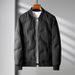 Pure New Men's Down Casual Business Short Thickened Jacket For Young And Middle-aged Men Baseball Collar Coat_viptrois.com
