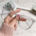 Anti Blue Glasses For Women, Korean Version, Plain Face, Internet Celebrity, Irregular Eyeglass Frame, Male Finished_viptrois.com