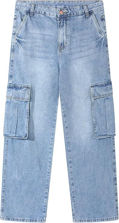 "Men's Stretch Denim Jeans – Relaxed Fit, Multi-Pocket Design (S-XXL, Cotton Blend, Stonewash & Dark Blue)"_viptrois.com