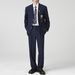 DK Men's Black Suit Casual Youthful School Style Japanese Uniform for Graduation Class Attire Set with Suit And Trousers_viptrois.com