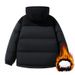 Corduroy Cotton-padded Coat For Men, Loose Color Matching Removable Hat, Cotton-padded Jacket For Men_viptrois.com