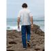 With Brand Logo 100% Cotton Summer Men Loose T-Shirts Casual Breathable Short Sleeves Fashion Outdoor High Street Top_viptrois.com