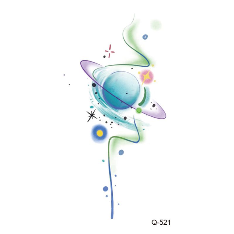 Q 521-560 Small fresh waterproof tattoo sticker set any combination_viptrois.com