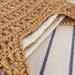 French Style Large Capacity Hollow Paper Woven Bag Simple and Versatile Underarm Shoulder Bag Suitable for Seaside Vacation Tote Bag_viptrois.com