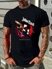 judas Priest Stained Class Album Circle T Shirt Graphic Breathable Versatile Casual Slightly Streetwear Fashion Designer Clothes_viptrois.com