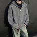 2025 Autumn Loose Pullover Knitted Cardigan Thickened Men's Sports Casual Hooded Sweater New Style_viptrois.com