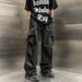 Loom Retro Paratrooper Unisex Versatile Y Brand European And American High Street Multi-Pocket Loose Cargo Pants Couple_viptrois.com