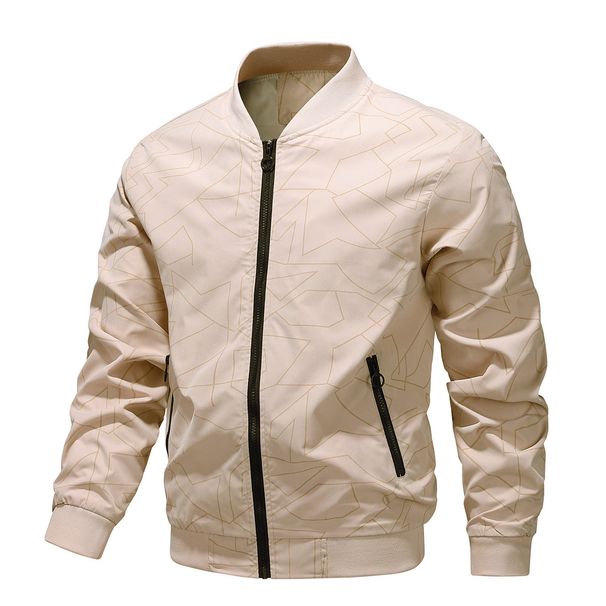 Short Standing Minimalist Fashionable 2025 Spring And Autumn Men's Youth Baseball Collar Jacket Design Feeling Slimming_viptrois.com